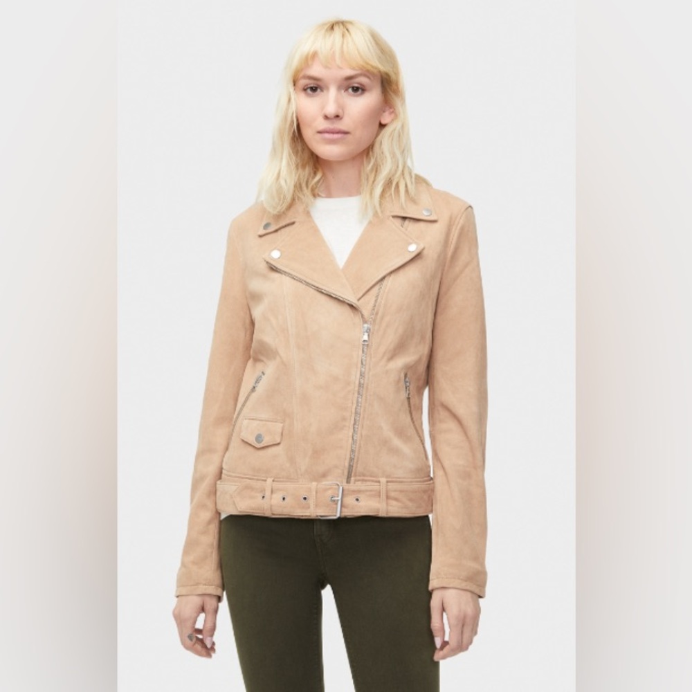 UGG Stacey suede moto jacket